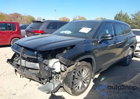 2022 Toyota Highlander Platinum из США, поврежденный, VIN 5TDFZRAHXNS116089